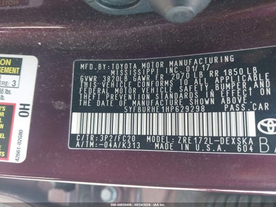 TOYOTA COROLLA