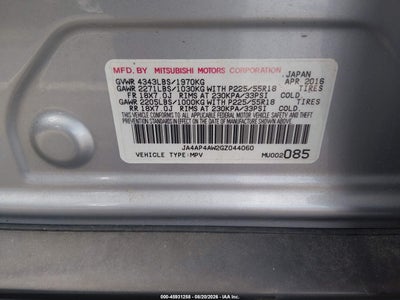 MITSUBISHI OUTLANDER SPORT