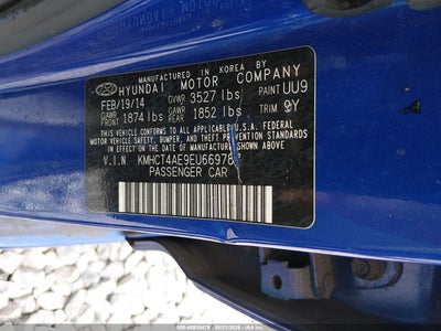 2014 HYUNDAI ACCENT 9