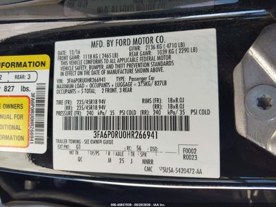 FORD FUSION HYBRID