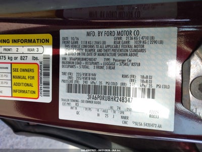 FORD FUSION HYBRID