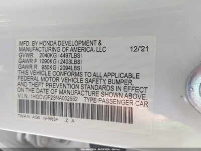 HONDA ACCORD HYBRID