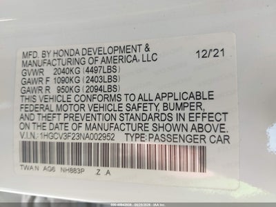 HONDA ACCORD HYBRID