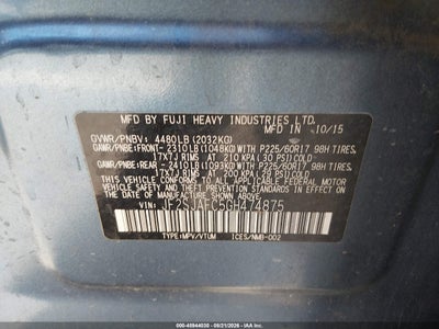 2016 SUBARU FORESTER 9