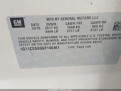 CHEVROLET MALIBU LIMITED