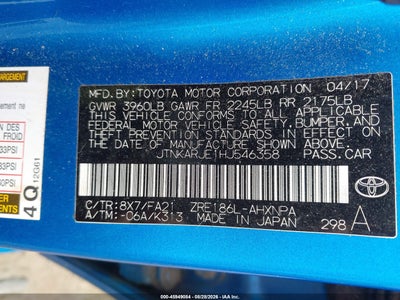 TOYOTA COROLLA IM