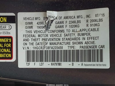 HONDA ACCORD