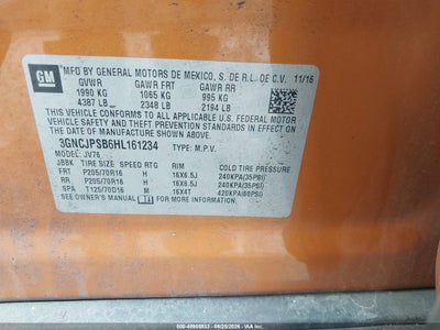CHEVROLET TRAX