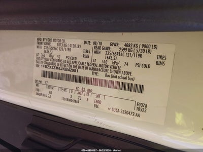2018 FORD TRANSIT-350 9