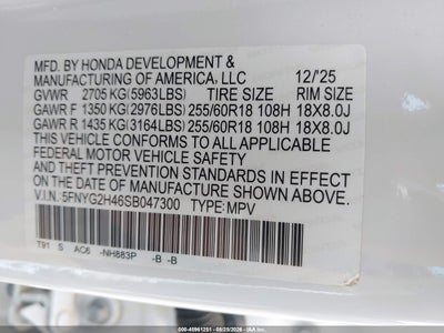 2025 HONDA PILOT 9