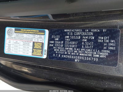KIA CARNIVAL MPV