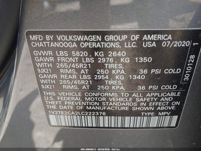 VOLKSWAGEN ATLAS CROSS SPORT