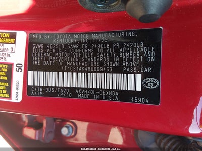 TOYOTA CAMRY HYBRID