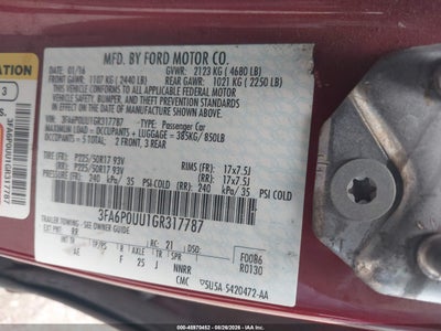 FORD FUSION HYBRID