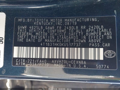 TOYOTA CAMRY HYBRID