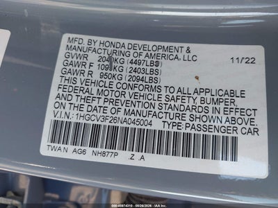 HONDA ACCORD HYBRID