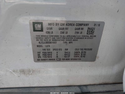 CHEVROLET TRAX
