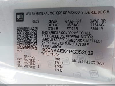 2023 CHEVROLET SILVERADO 1500 9