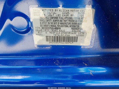 NISSAN VERSA NOTE