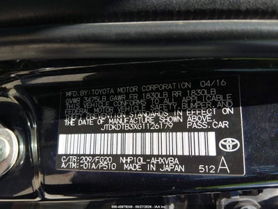 TOYOTA PRIUS C