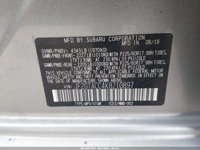 SUBARU CROSSTREK