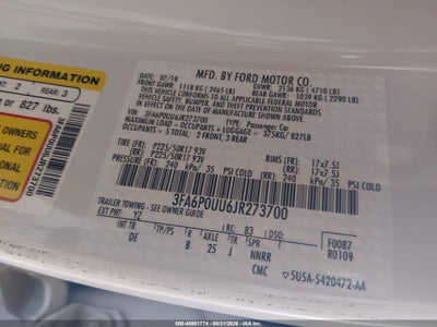 2018 FORD FUSION HYBRID 9