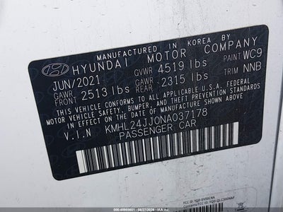 HYUNDAI SONATA HYBRID