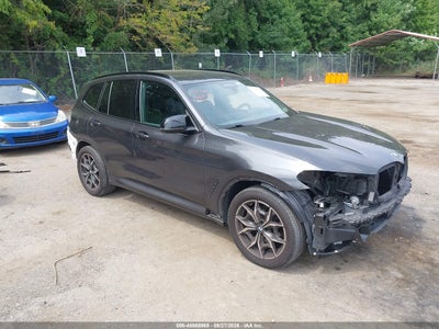BMW X3 2022 VIN 5UX83DP04N9M78298