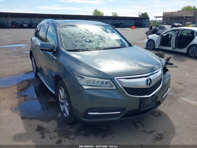 5FRYD4H40GB****** · 2016 ACURA MDX TECHNOLOGY   ACURAWATCH PLUS PACKAGES/TECHNOLOGY PACKAGE