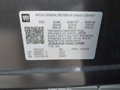 2022 CHEVROLET EQUINOX 9