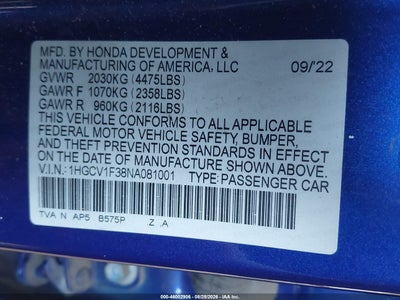 HONDA ACCORD