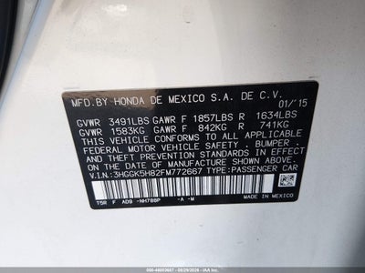 2015 HONDA FIT 9
