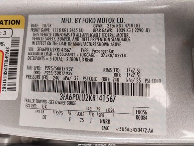 FORD FUSION HYBRID