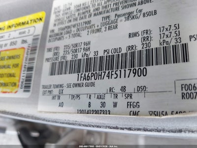 2015 FORD FUSION 9