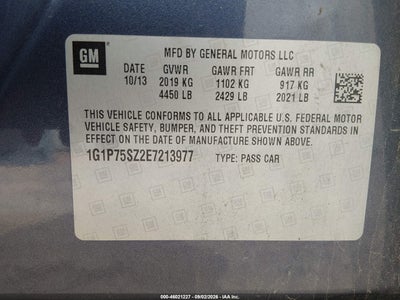 2014 CHEVROLET CRUZE 9