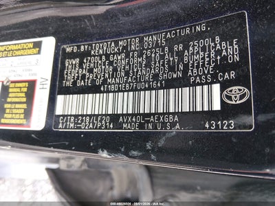 TOYOTA AVALON HYBRID