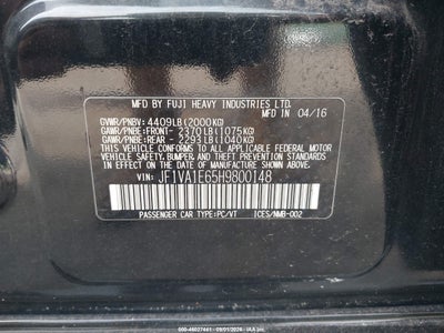 SUBARU WRX