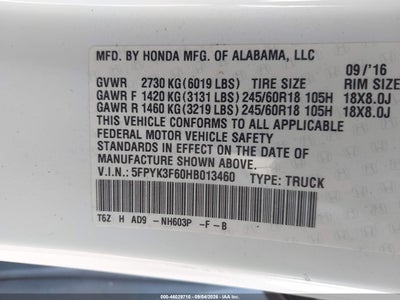 HONDA RIDGELINE