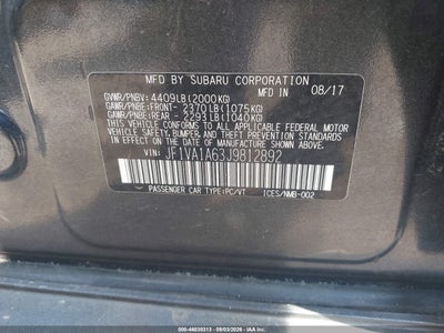 SUBARU WRX