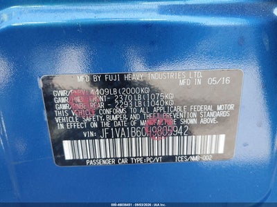 SUBARU WRX