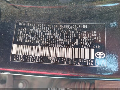 TOYOTA COROLLA