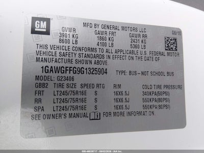 CHEVROLET EXPRESS 2500