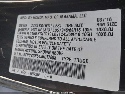 HONDA RIDGELINE