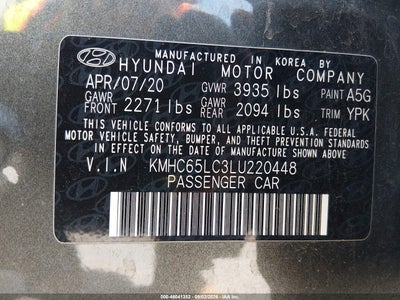 2020 HYUNDAI IONIQ HYBRID 9