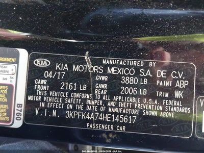 KIA FORTE