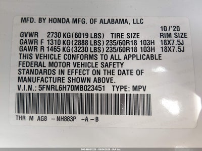HONDA ODYSSEY