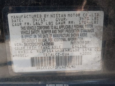 NISSAN VERSA NOTE