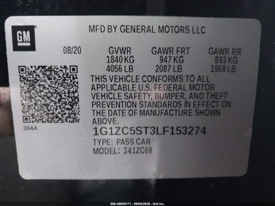 2020 CHEVROLET MALIBU 9