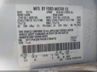 2016 FORD F-250 9
