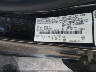 2016 FORD FIESTA 9